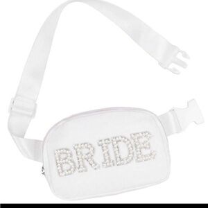 White Bride Belt Bag